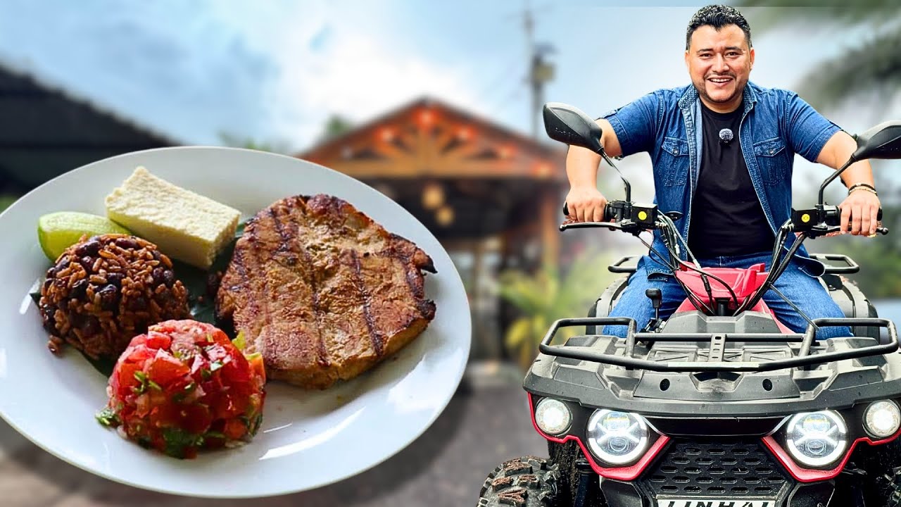 DELICIOSA COMIDA Y CUATRIMOTOS en EL SALVADOR  | Todo a las brazas