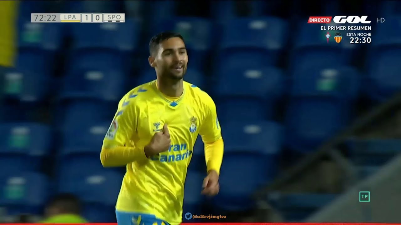 Gol de Benito Ramirez en el UD Las Palmas 1 Sporting 0 |@CayoTV | 2021-2022
