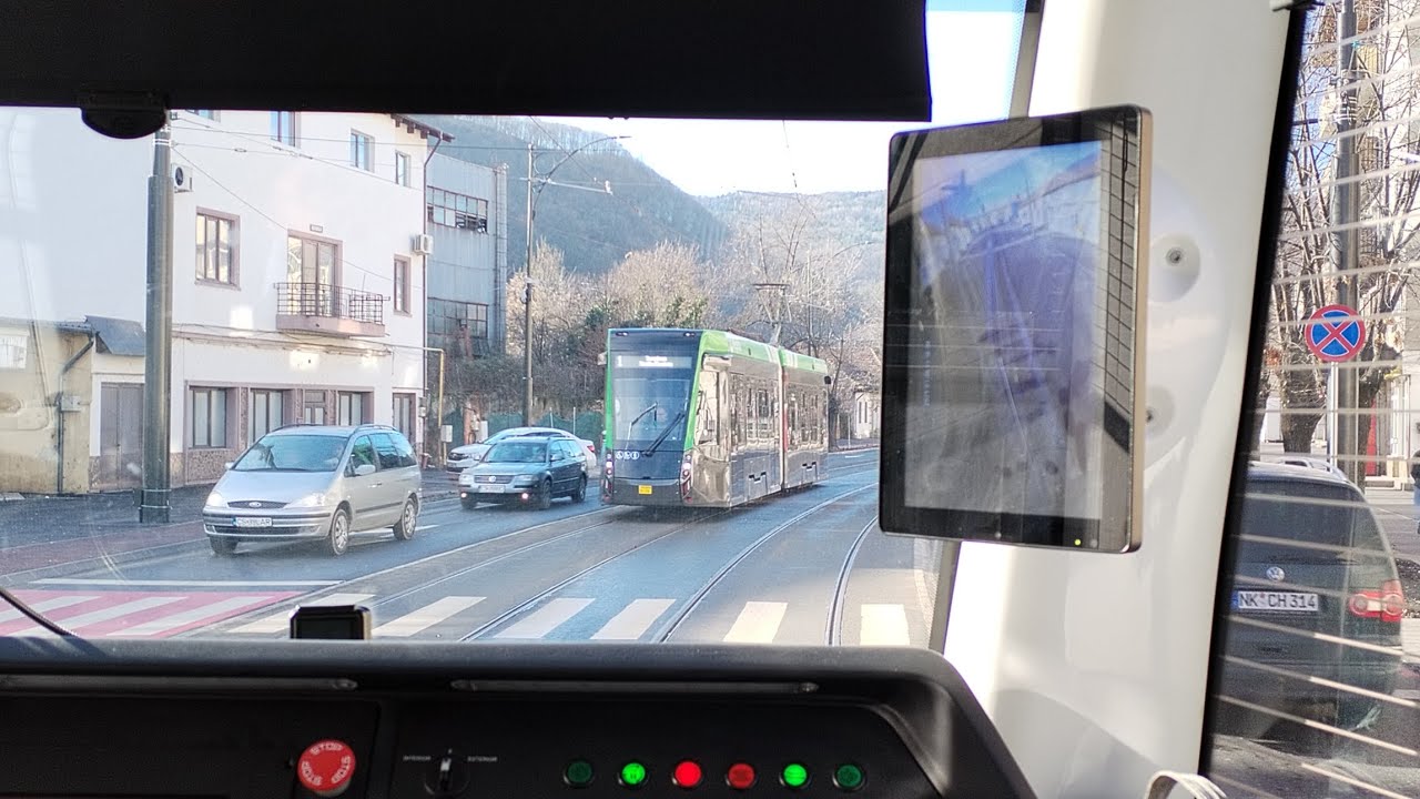 Cab View Tram Reșița. Linia 1.