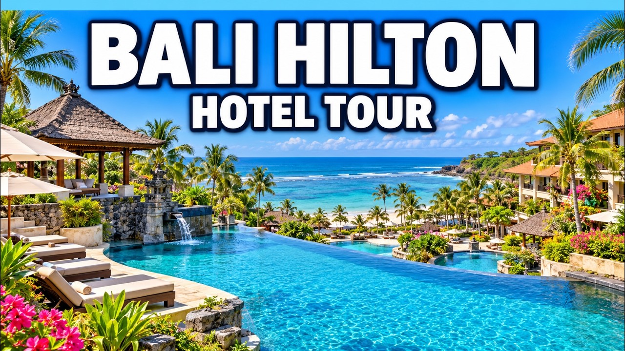 Hilton Bali Resort Tour Review 