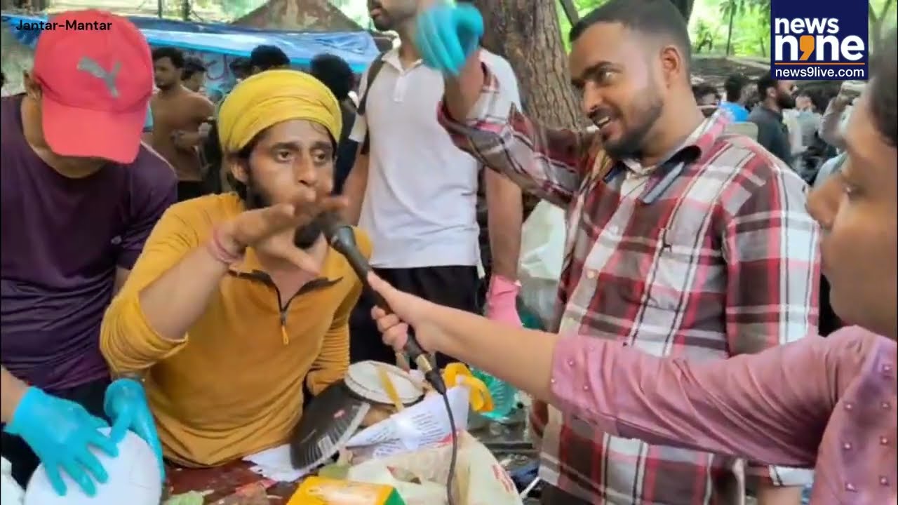 CJP Protest at Jantar Mantar: Public Brings Food for Students | Support Swells| News9 Ground Report