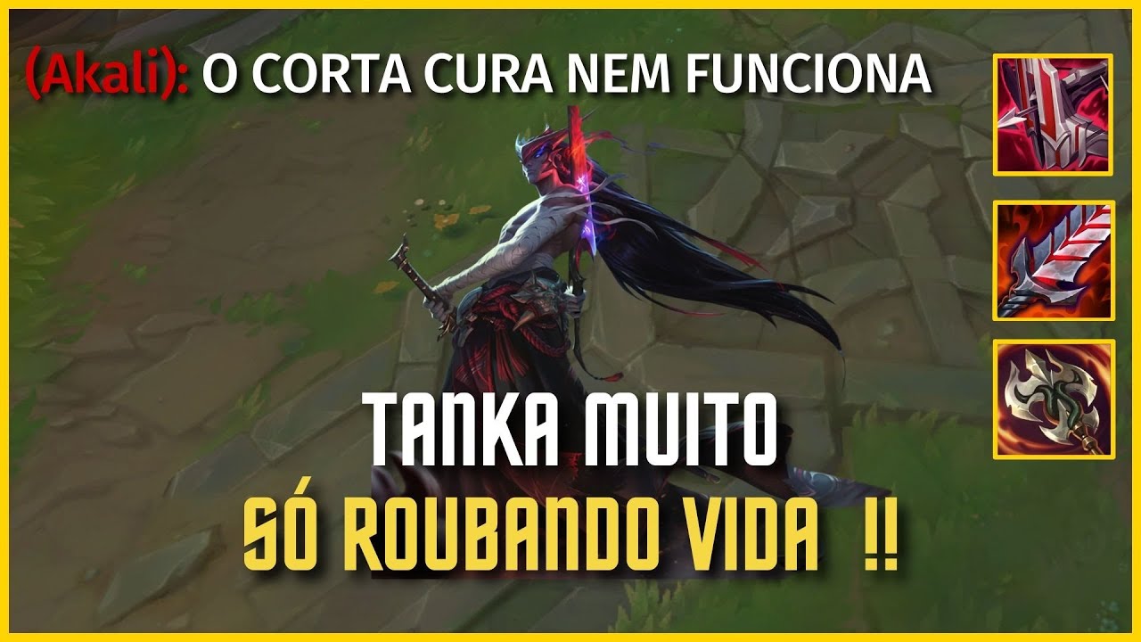[SENSACIONAL] RED BUILD DO YONE &Eacute; MUITO BROKEN | [CURANDO TODA VIDA] | League of Legends