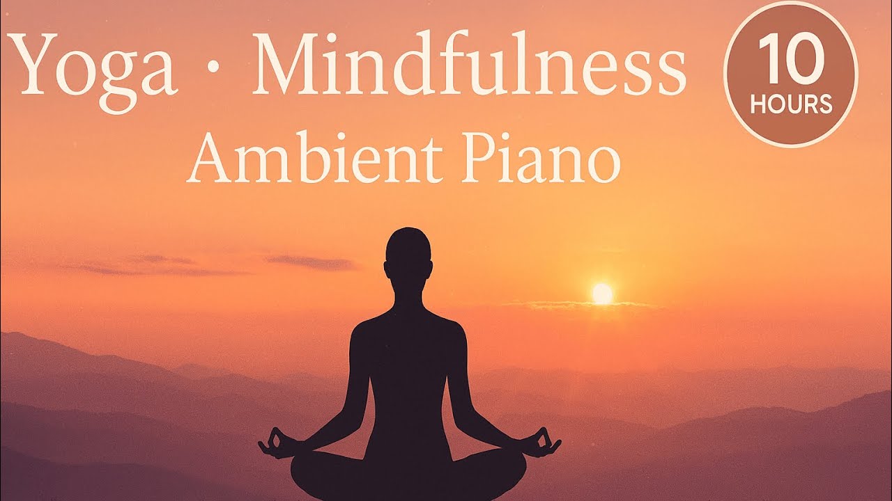 Meditative Piano & Airy Ambient Textures &bull; Ideal for Yoga & Mindfulness (10 hours)