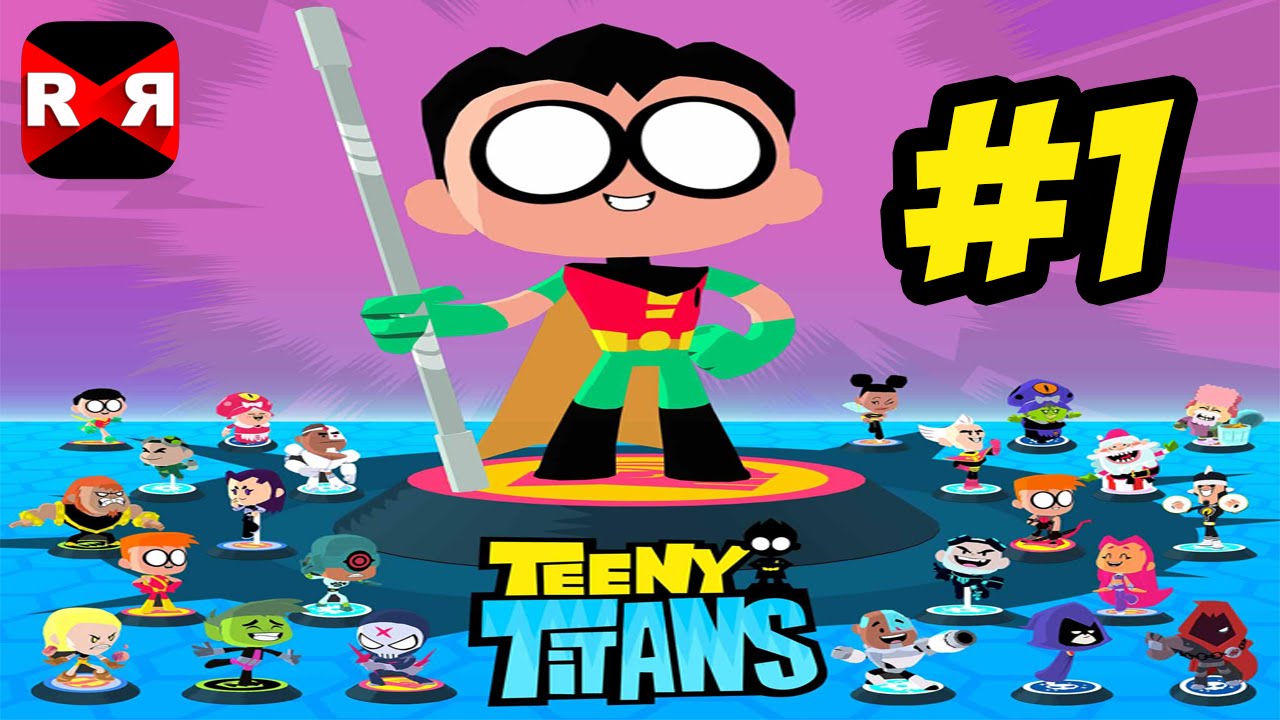 Teeny Titans (by Cartoon Network) - iOS / Android - Walkthrough Gameplay Part 1