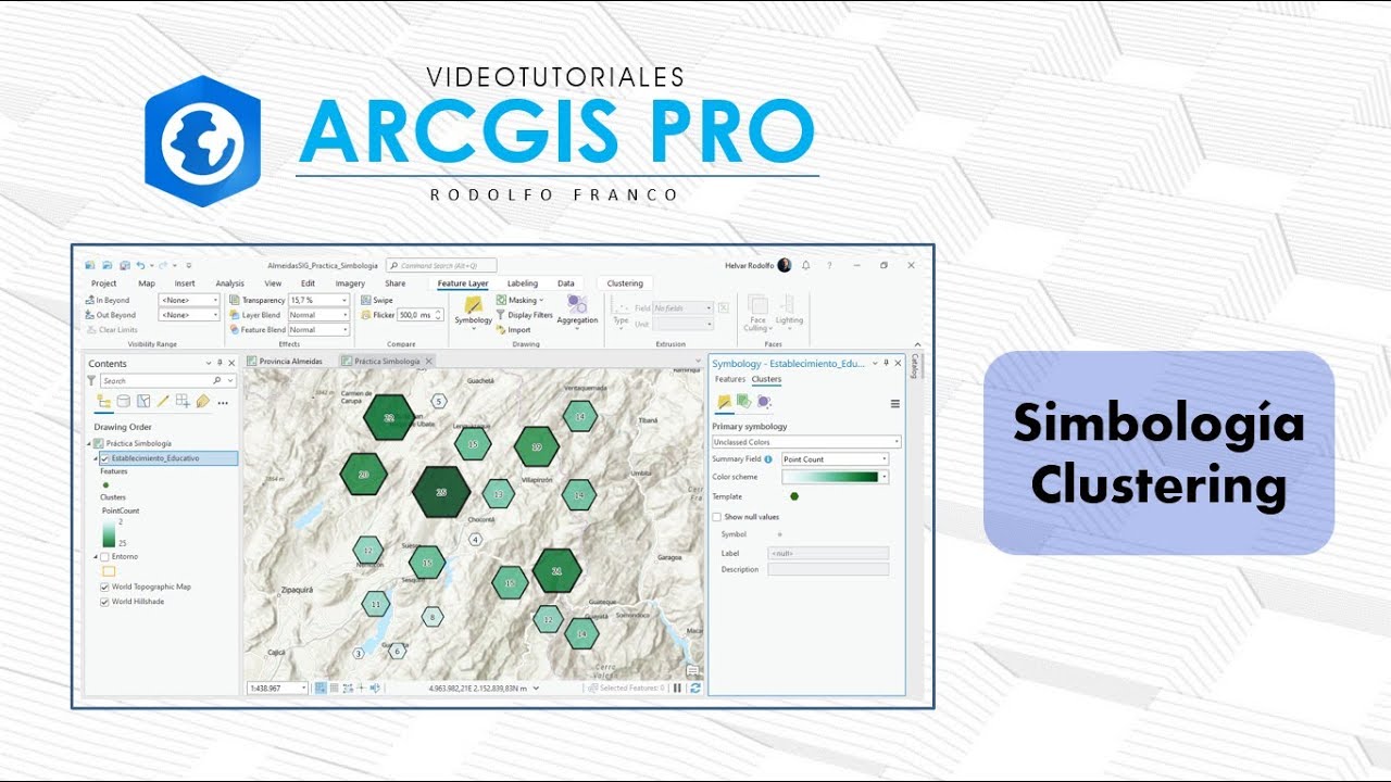 ArcGis Pro - Simbología Clustering