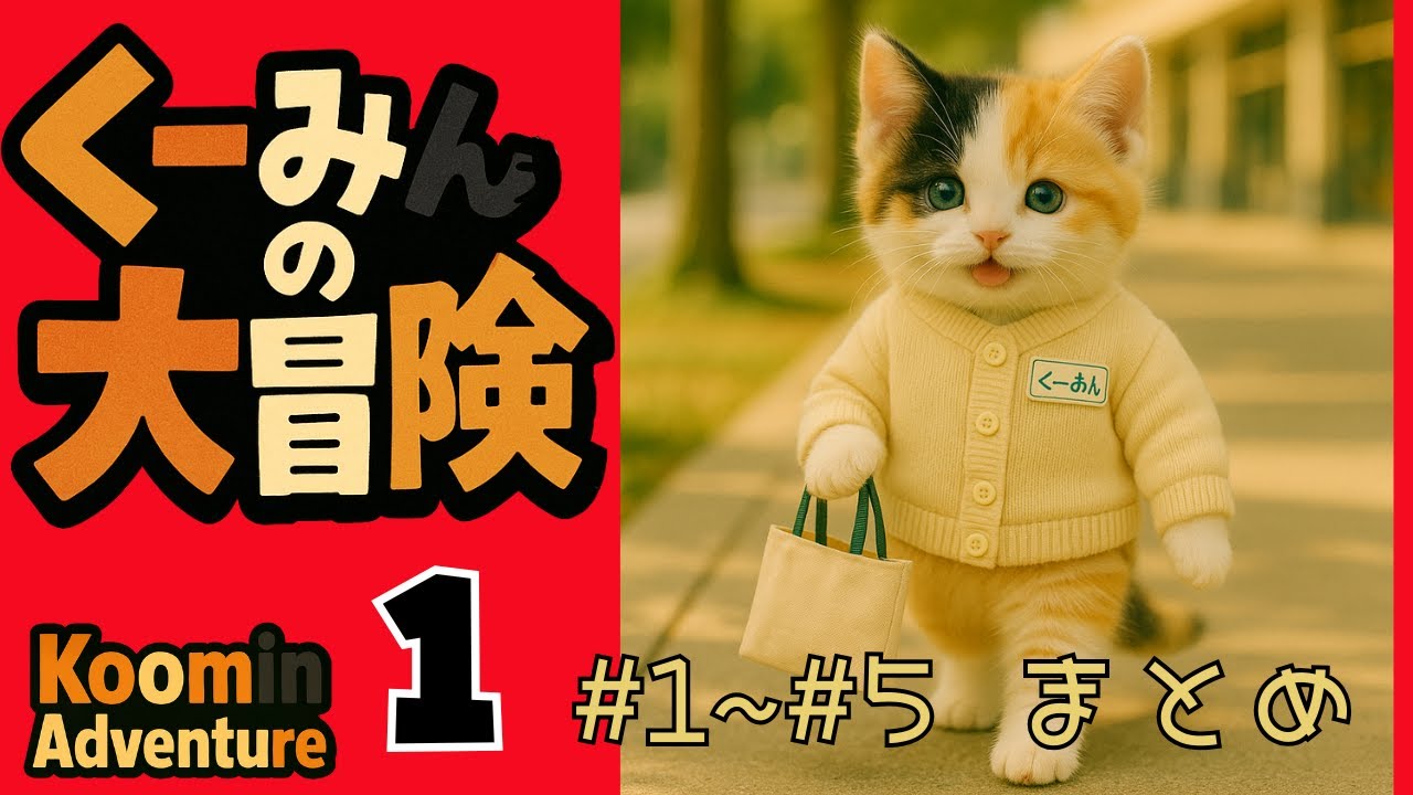 AI三毛猫くーみんの大冒険まとめ1 第1話～第5話