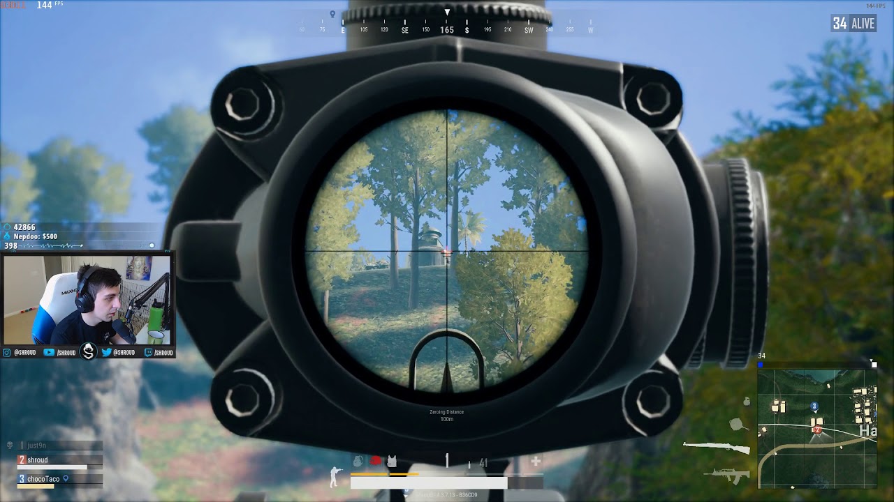 Shroud, ChocoTaco & Just9n squad Sanhok | PUBG | July 6, 2018