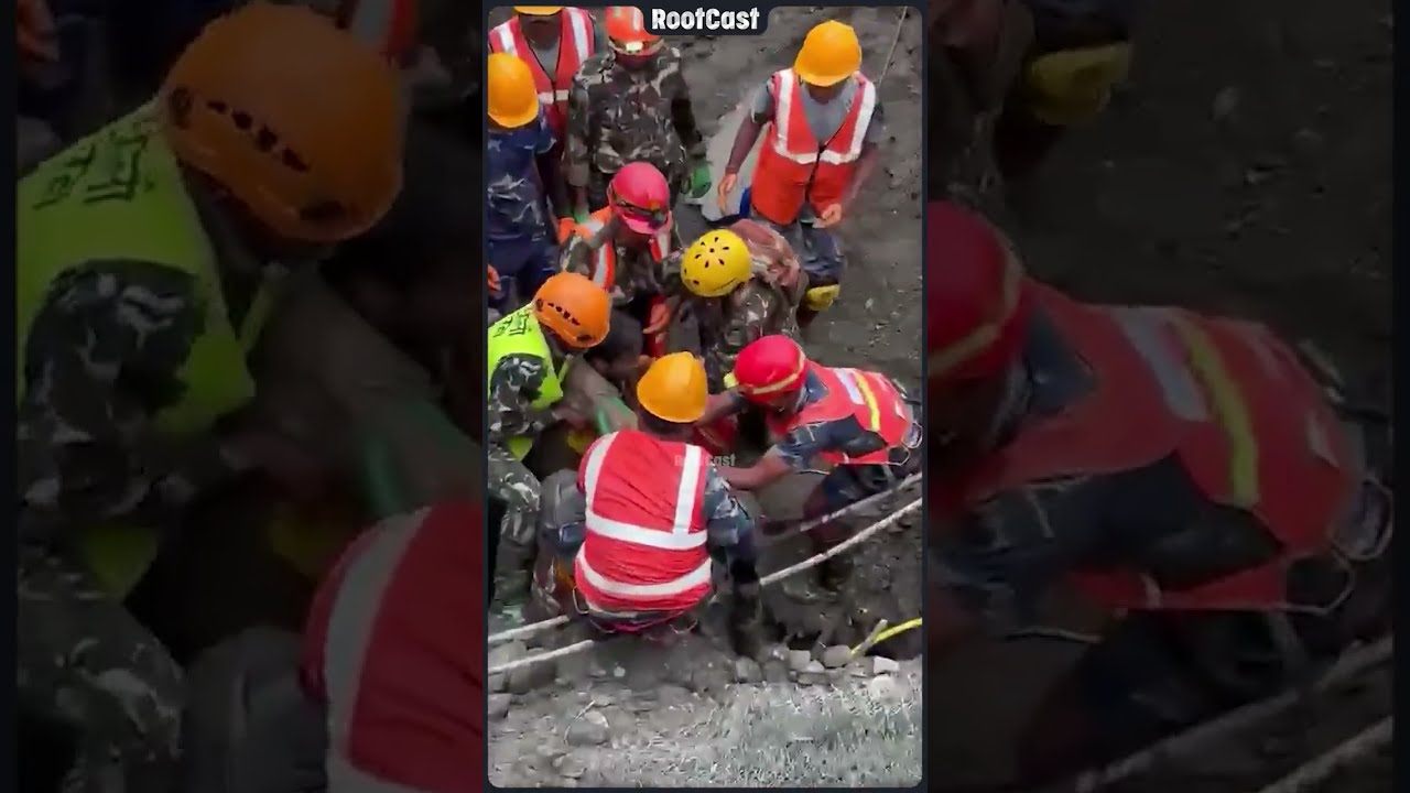 Two People Found Alive After 9 Days Under Nepal Flood Rubble | Rootcast
