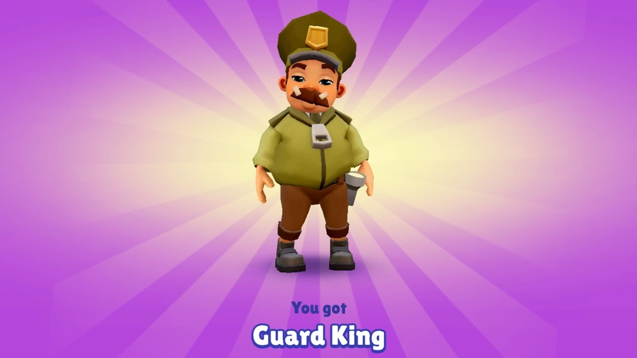 Subway Surfers Classic - Guard King New Character Update All Characters Unlocked All Boards Gameplay