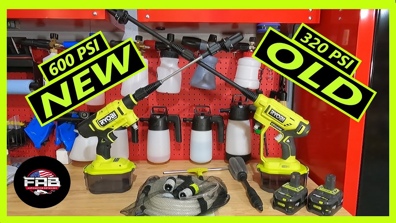 Первый взгляд на новую мойку высокого давления Ryobi One+ HP EZ Clean 600 PSI на 18 вольт!