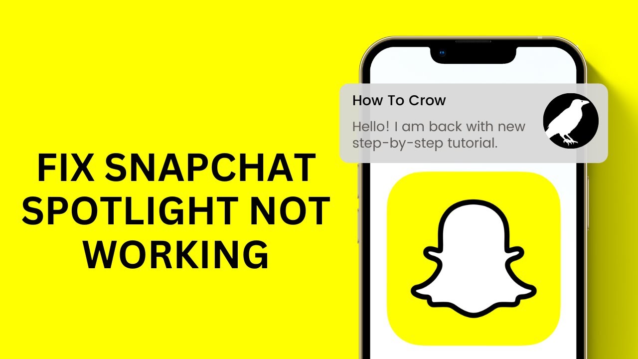 How to Fix Snapchat spotlight not Working