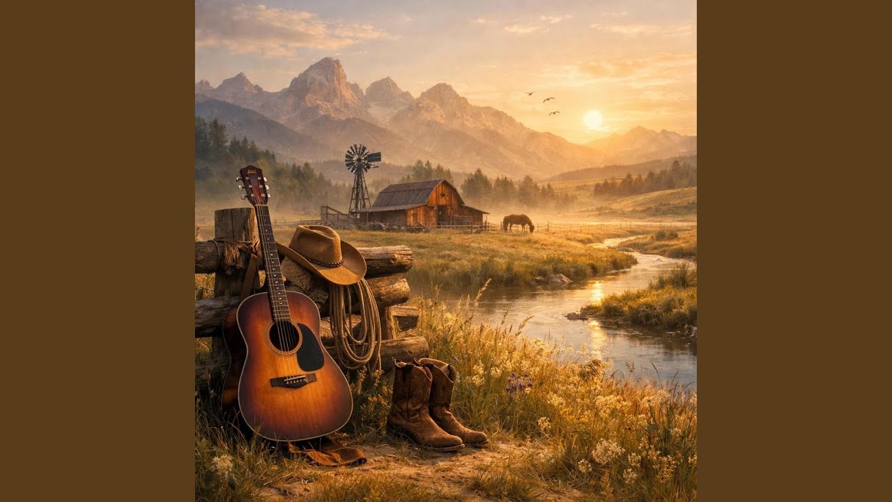 Relaxing Country Western Instrumental – Peaceful Prairie Morning for Calm Easy Listening