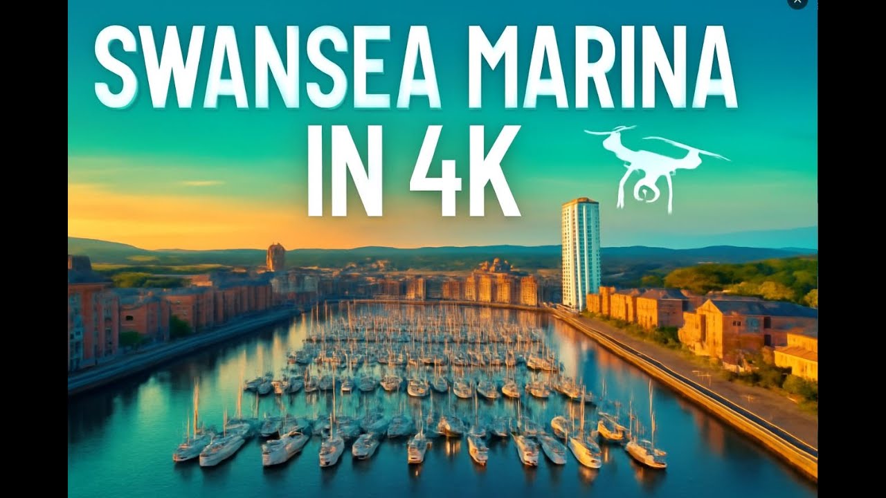 Swansea Marina in 4K | Stunning Drone Cinematic of Wales’ Coastal Beauty 🌊🚁