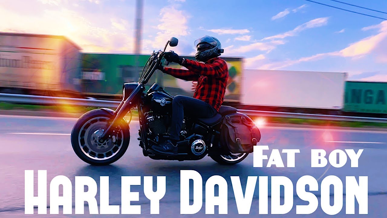Harley Davidson Fat Boy, эксклюзивный мотоцикл! Роскошь и мощь!
