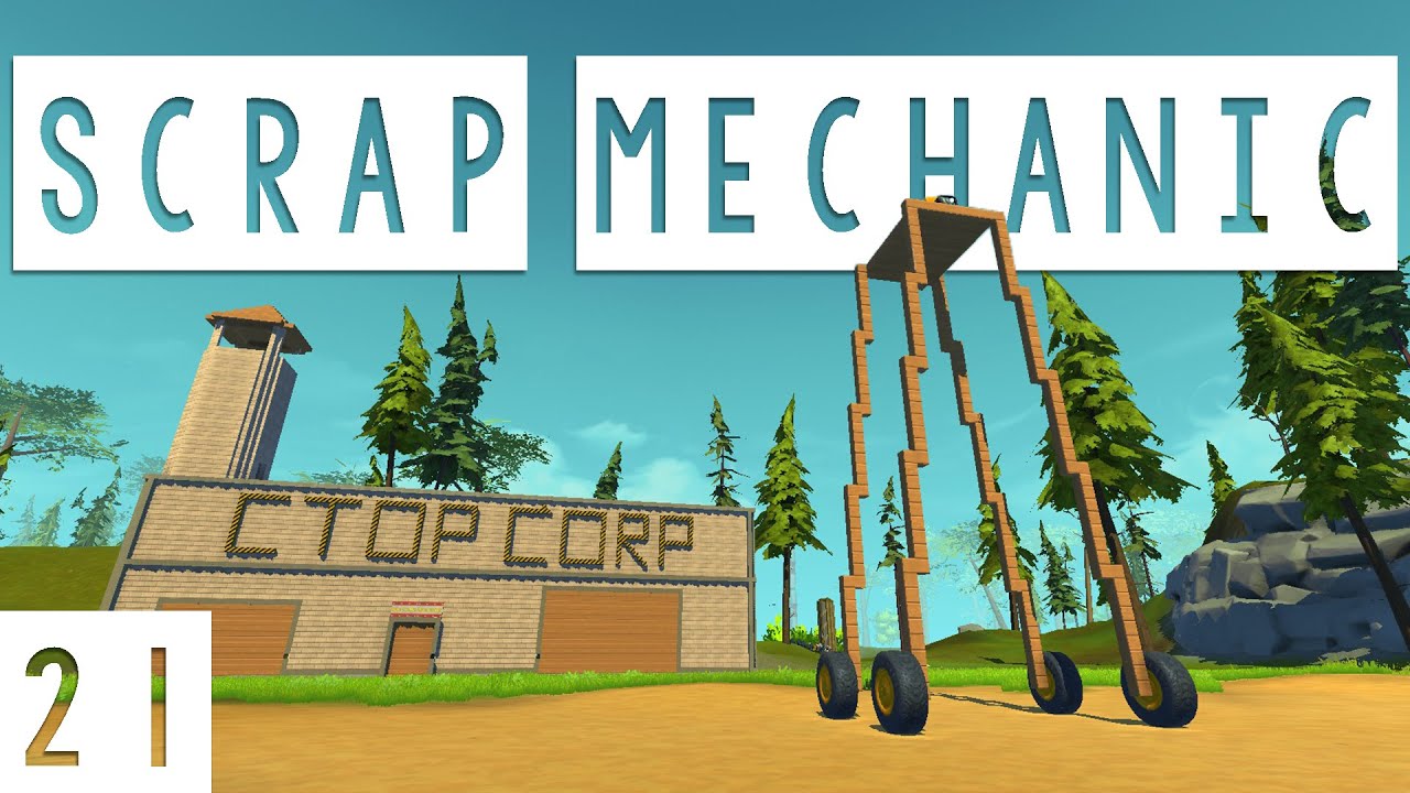 Scrap Mechanic Gameplay - #21 - Noodle Car! - Let's Play