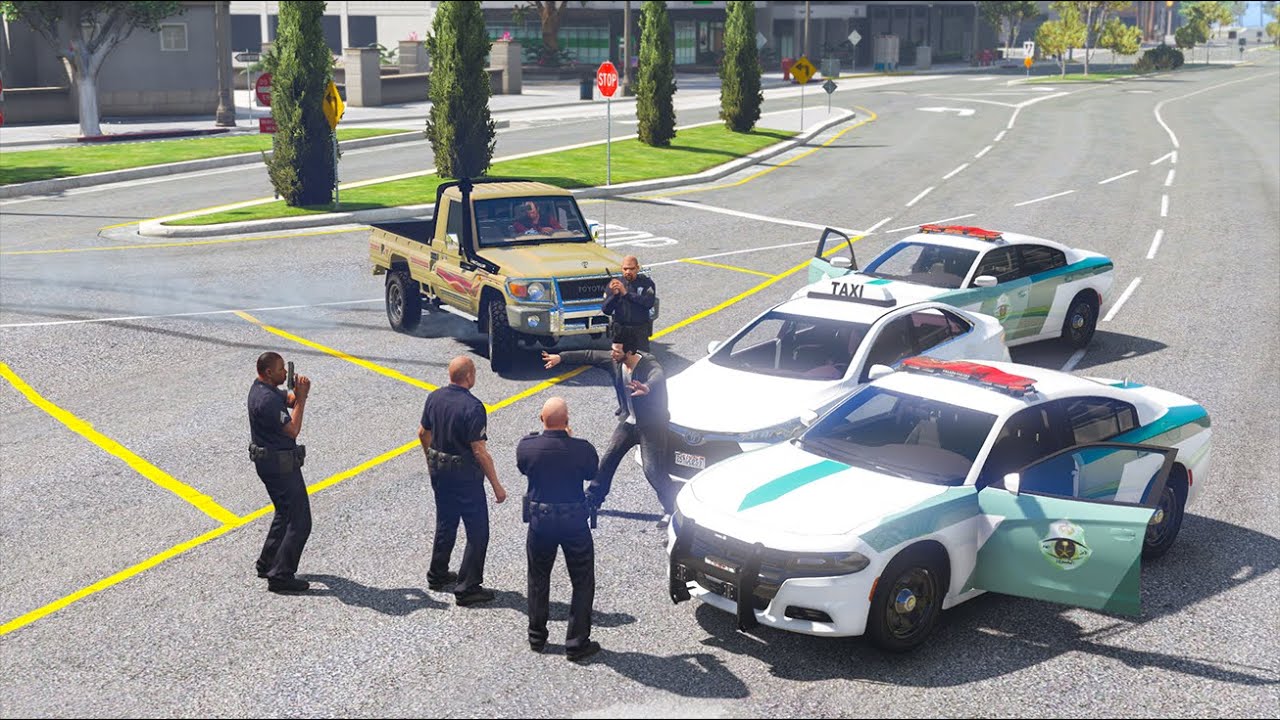 خوي راعي الشاص ينسجن ظلم ويطلب الفزعه  | قراند 5 - GTA V