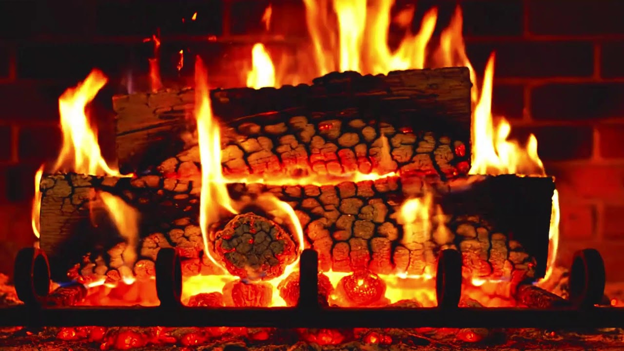 This Cozy Fireplace Will Melt Your Stress Away 🔥 Relaxing Fire Sounds