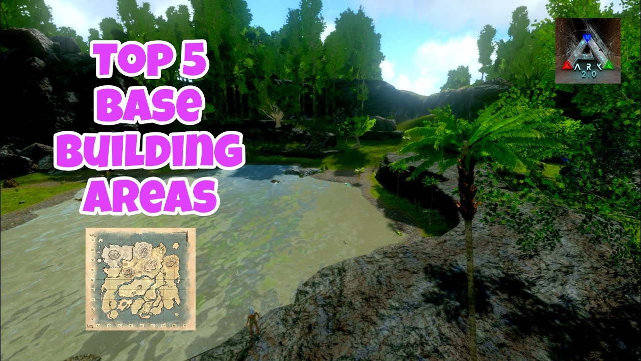 Top 5 vị trí đẹp để xây căn cứ trong ark mobile ( Top 5 locations to build bases in Ark Mobile)