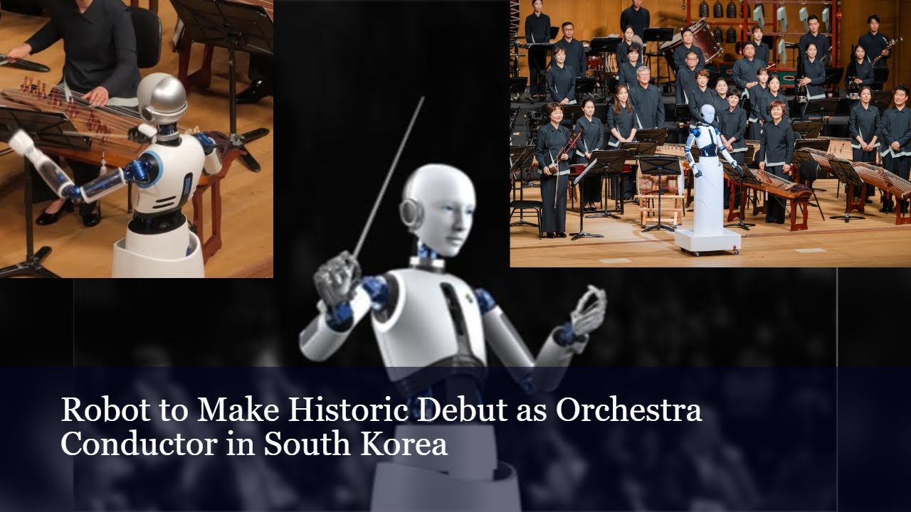 Robot takes podium as orchestra conductor | South Korea |  Seoul