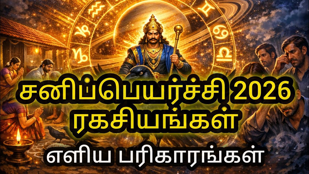 சனிப்பெயர்ச்சி முழு விளக்கம் | 7½ சனி, ஜென்ம சனி, அஷ்டம சனி யாருக்கு? எளிய பரிகாரங்கள்#sanipeyarchi 