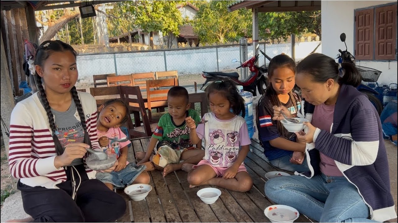 ເຮັດຂອງຫວານສູ່ຄອບຄົວກິນ🇱🇦ทำเมนูของหวานสู่ครอบครัวกิน 