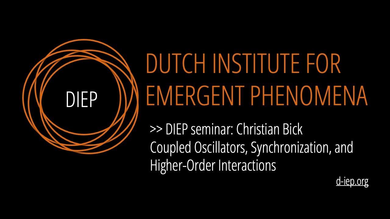 Coupled Oscillators, Synchronisation, and Higher-Order Interactions by Christian Bick