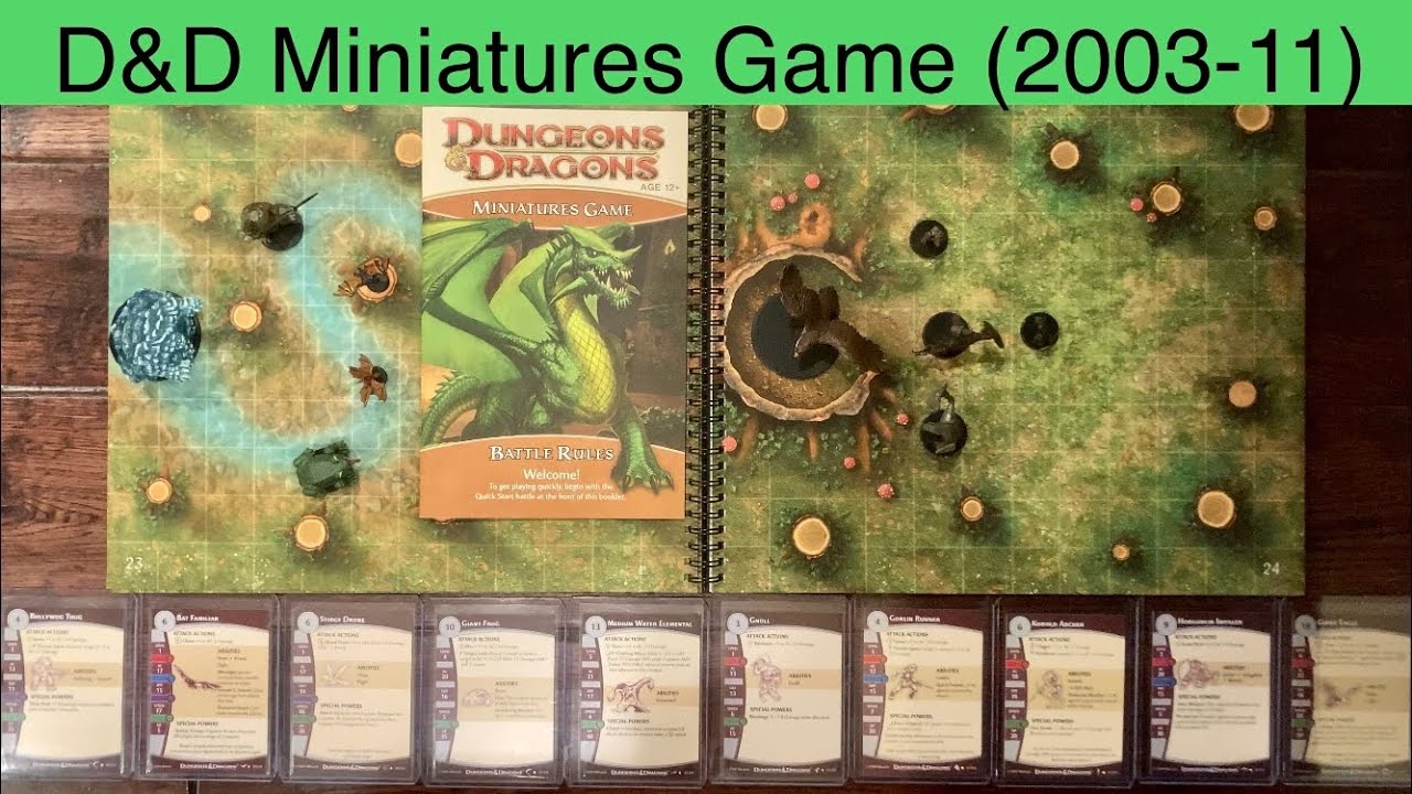 Accessible Skirmish Game! Dungeons and Dragons Miniatures Game (2003) How to Play with Gameplay