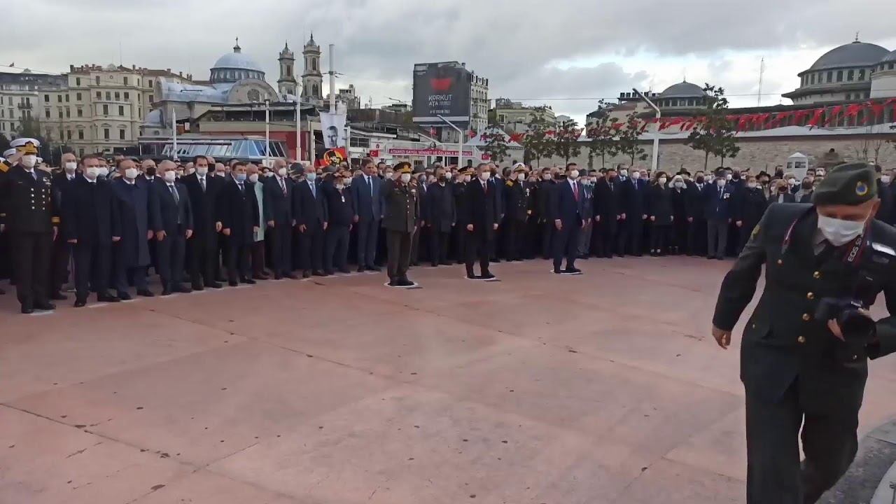 10 Kasım 2021 I Taksim Cumhuriyet Anıtı