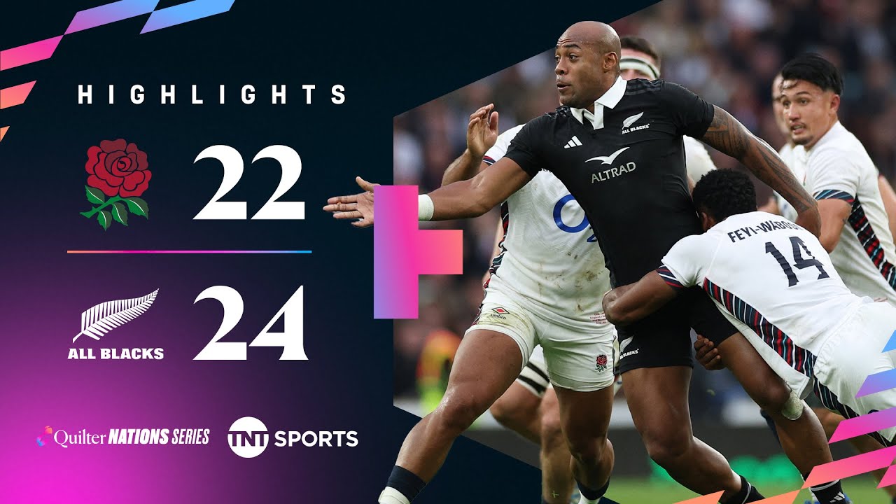 INTENSE MATCH! 🤩 | England 22-24 New Zealand | Heartbreak for England as All Blacks edge thriller 💔