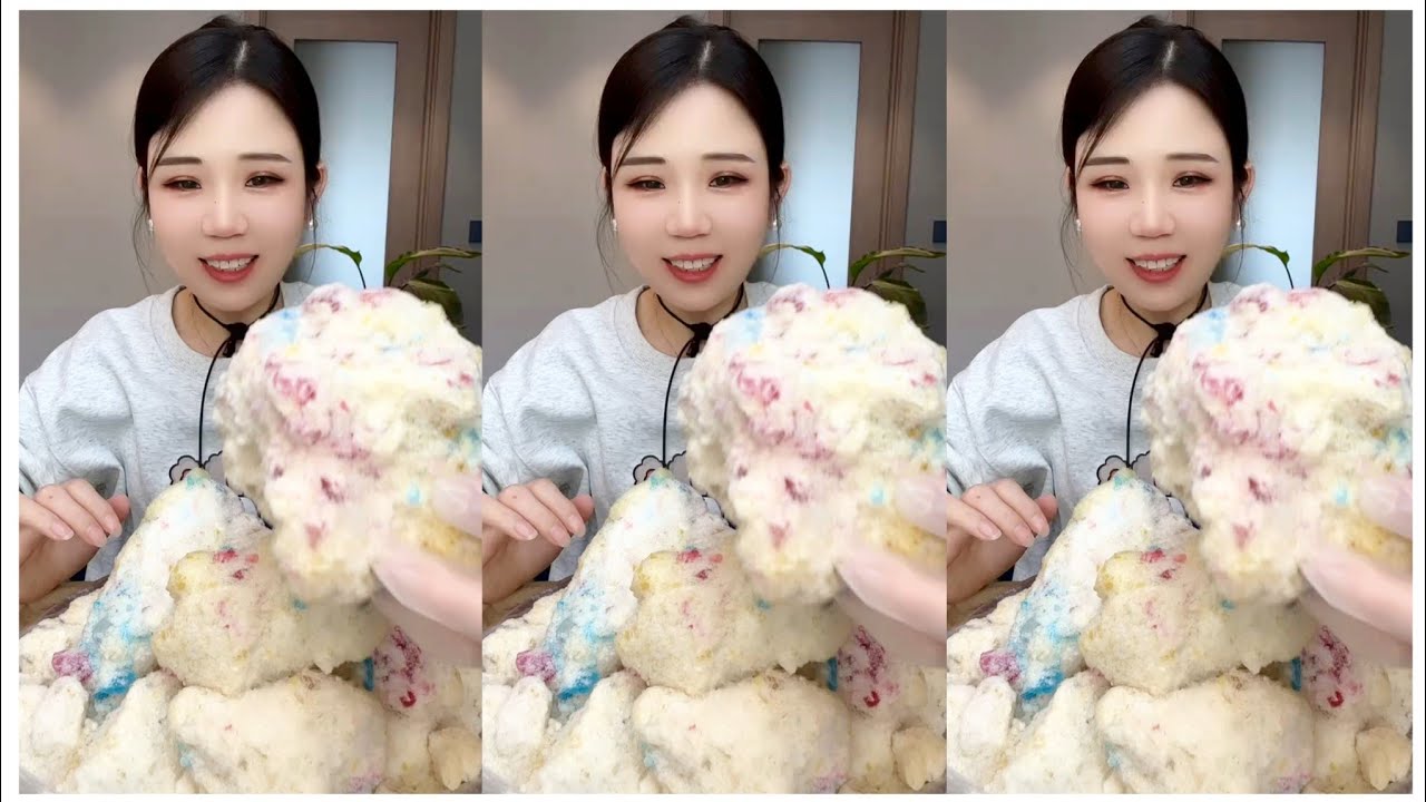 ASMR SHAVED ICE EATING YY