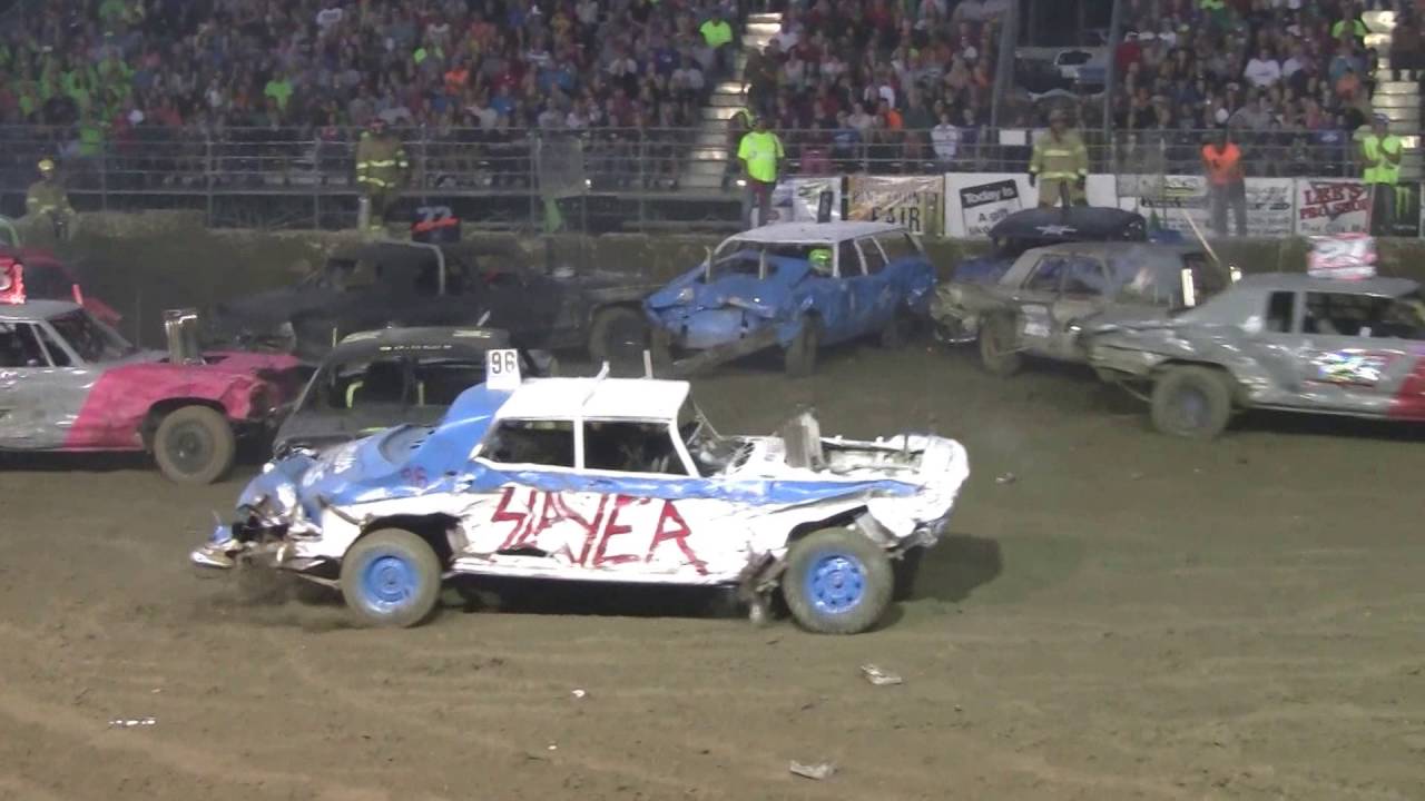 Pine City Mn 2016 OLD IRON Fri/Sat & Builders Class  demo derby