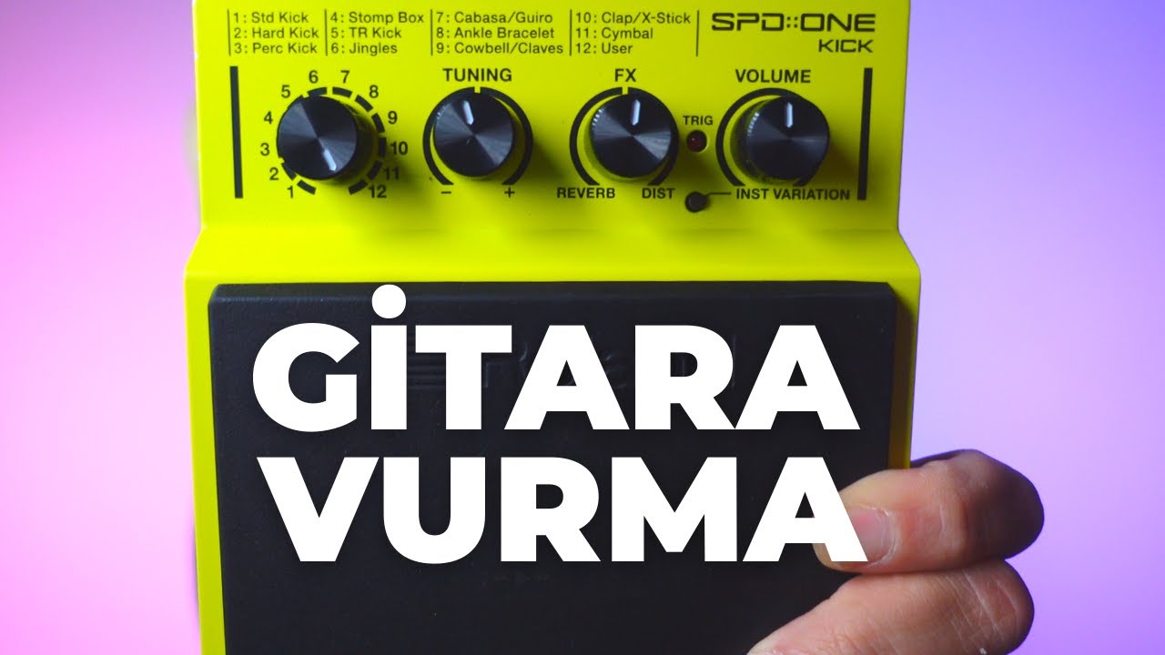 ИГРАЙТЕ НА ГИТАРЕ ТАК, КАК БУДТО У ВАС ЕСТЬ БАРАБАН | ROLAND SPD ONE KICK
