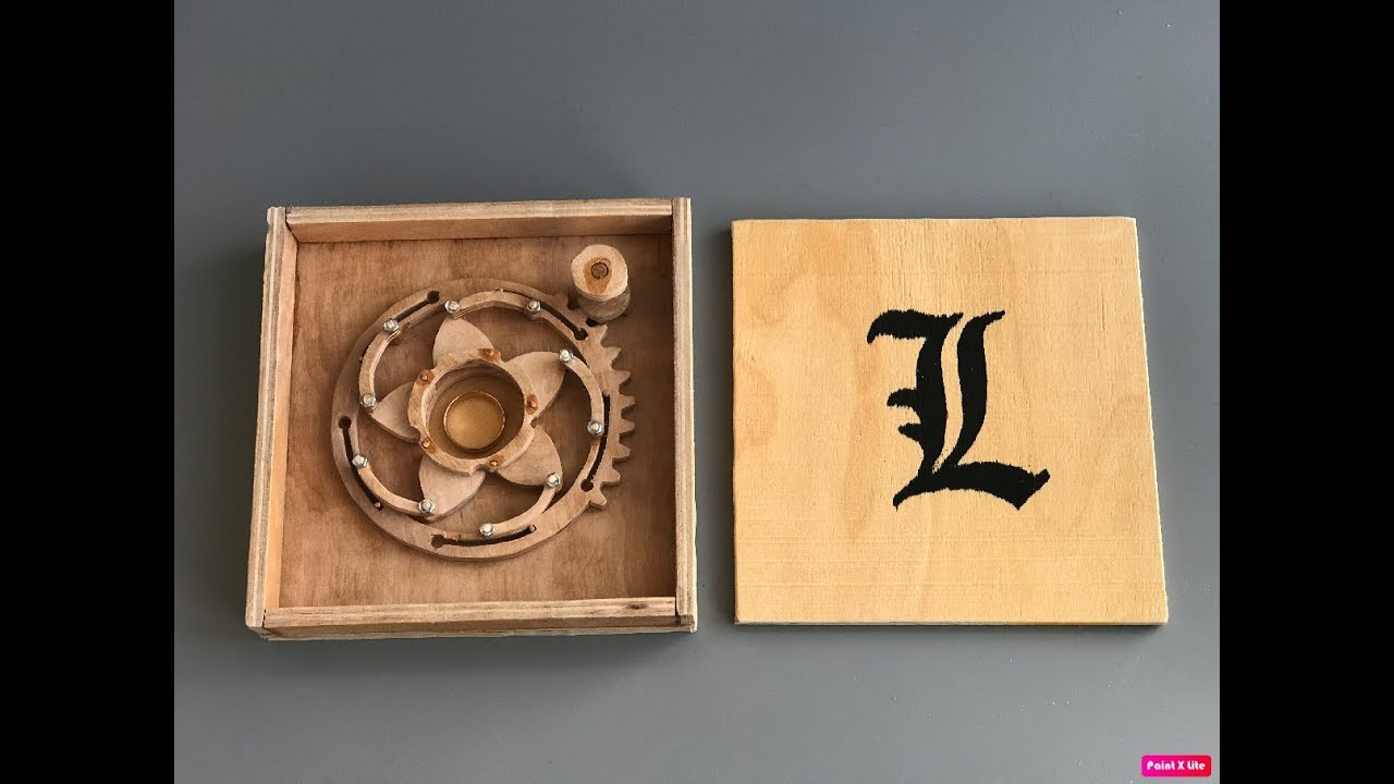 DIY Mechanical iris lock box for ring