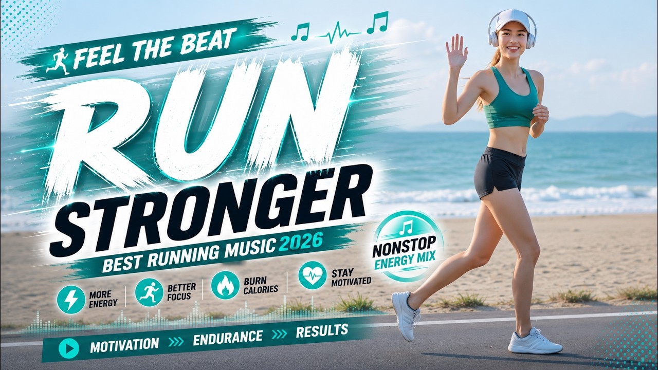 2026 Running Music - Ultimate Non-Stop Workout Mix for Zone 2 Fat Burn & Elite Marathon Endurance 🔥🏆