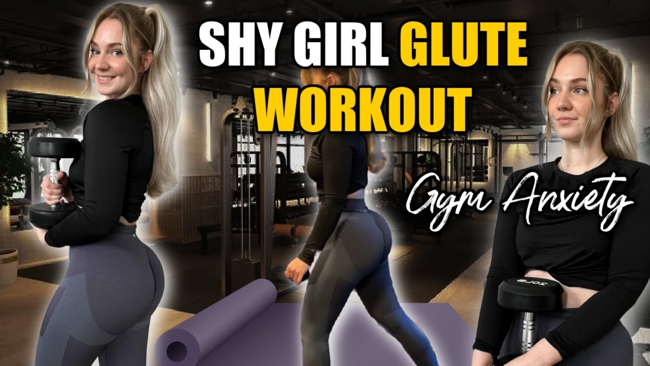 SHY GIRL GLUTE WORKOUT (quick and simple to follow) Dumbbell only legs & glutes