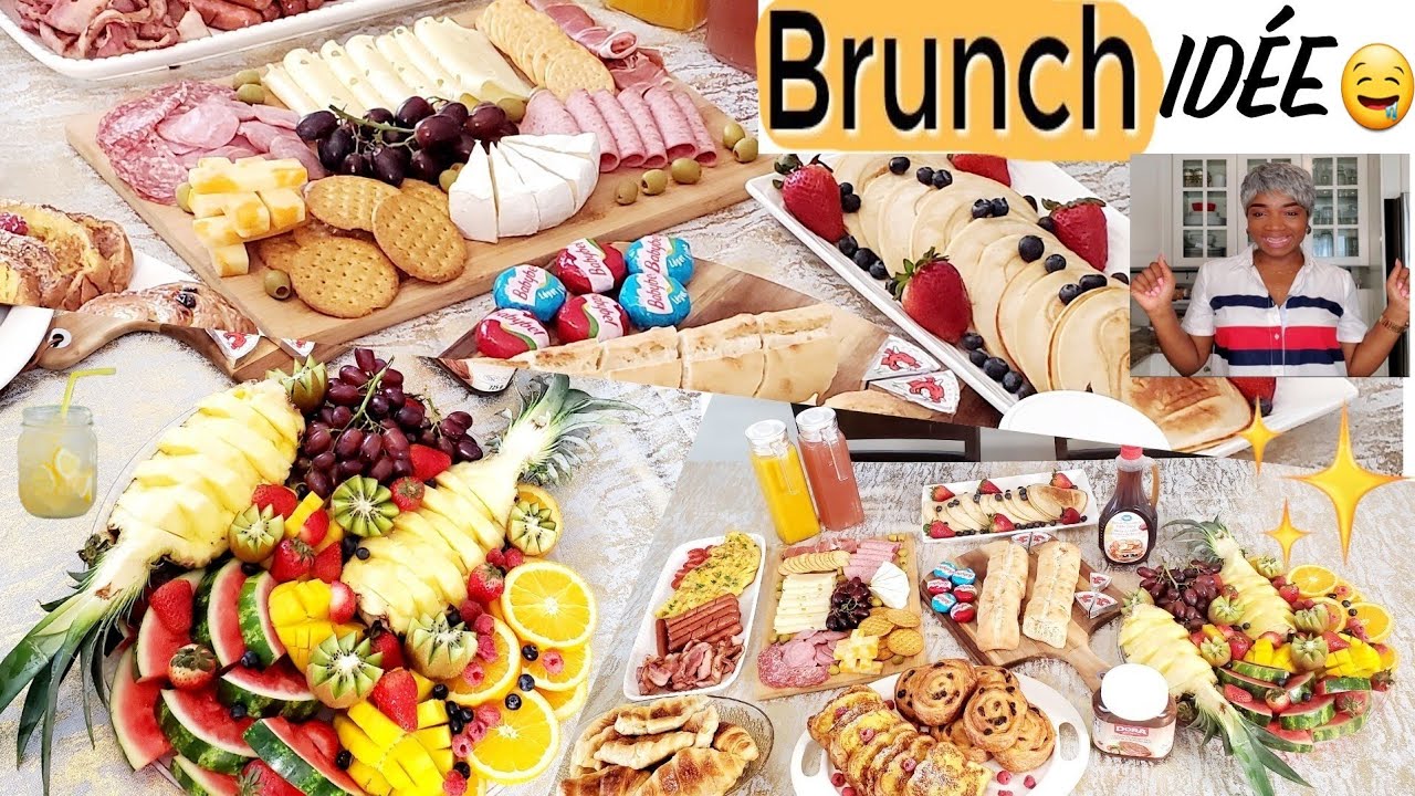 [ BRUNCH ] : LE BRUNCH À LA MAISON || Idées Recettes Faciles + Organisations || Je t'invite 😋🍍🧀🥞🍹