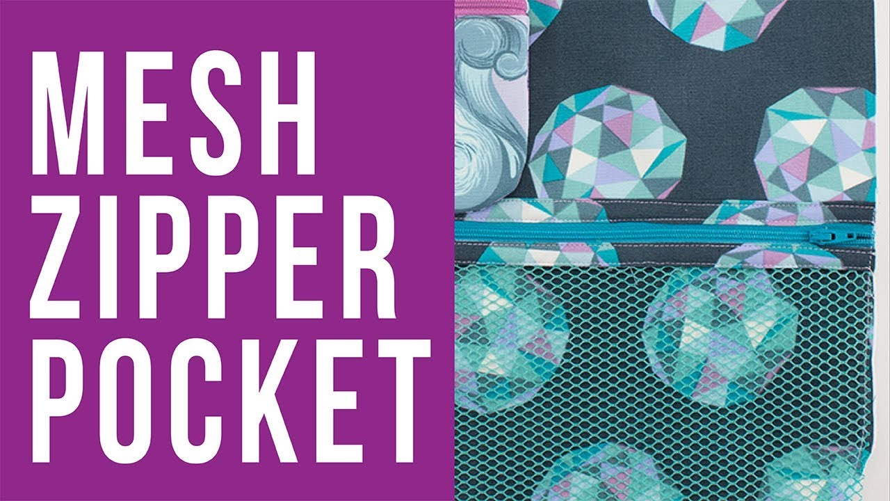 How to Add a Mesh Zipper Pouch to a Bag