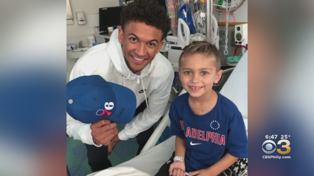 Sixers Rookie Matisse Thybulle Visits 7-Year-Old Boy Battling Leukemia At Children's Hospital Of Phi