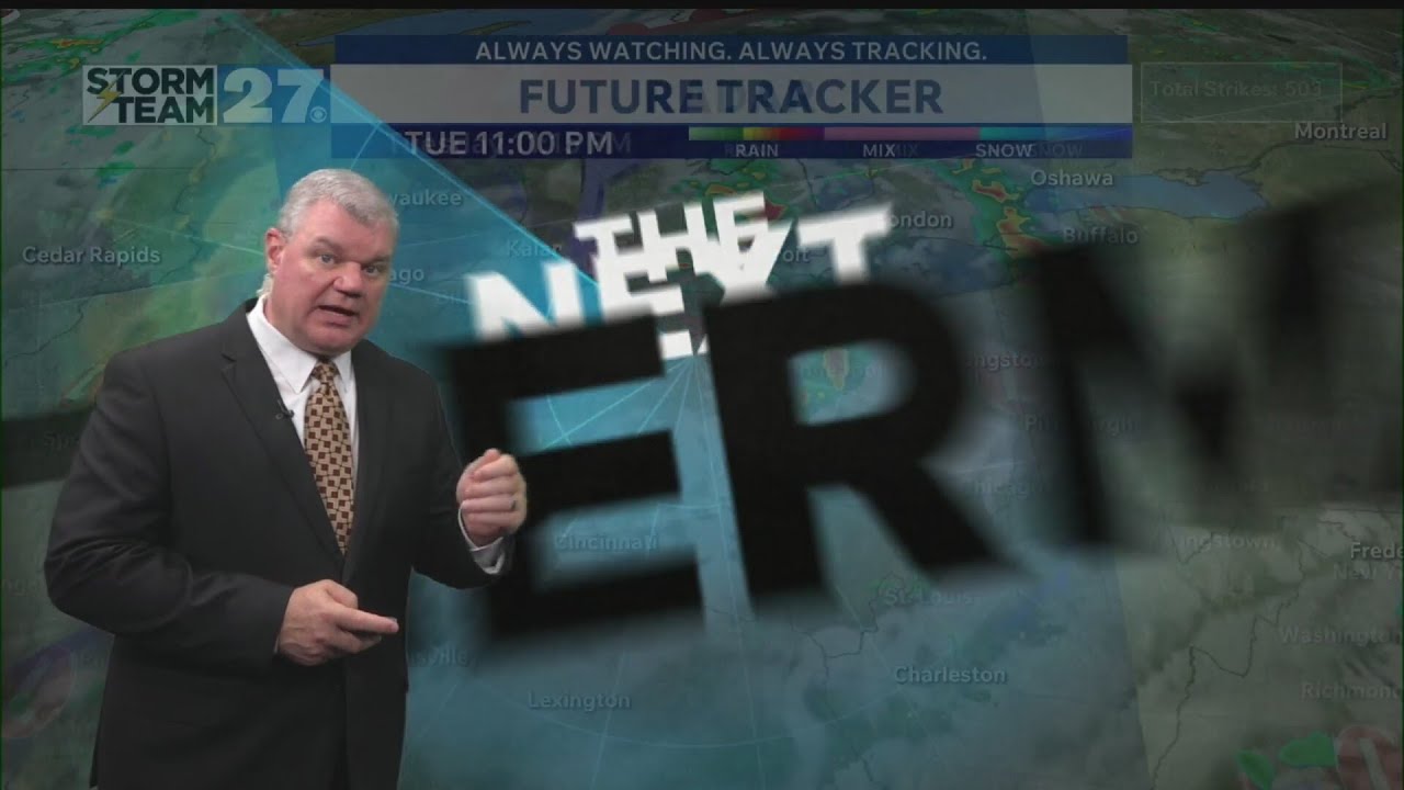 Unsettled weather through the middle of the week