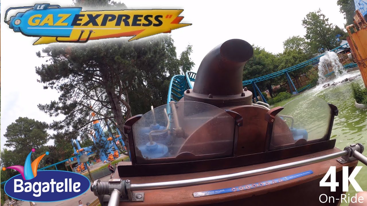 Gaz Express - 4K Onride - Parc Bagatelle - Soquet - POV