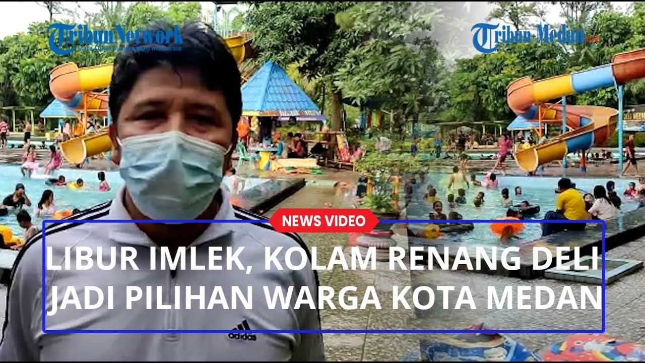 Libur Imlek, Kolam Renang Deli Jadi Pilihan Tempat Liburan Warga Kota Medan