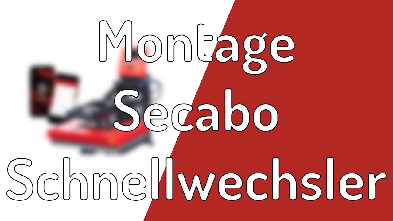 Montage Secabo Schnellwechsler für TC SMART