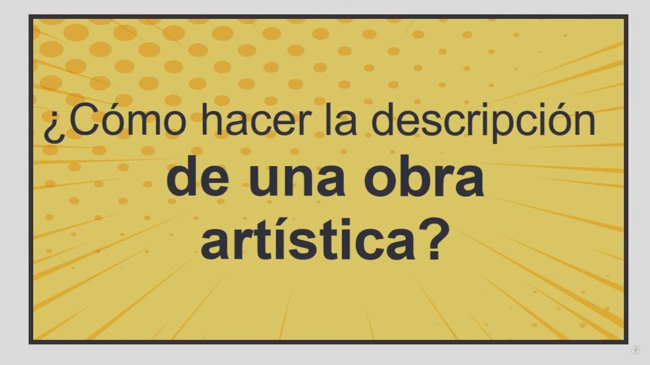 #TipsParaCreadores| &iquest;C&oacute;mo realizar la descripci&oacute;n correcta de mi obra art&iacute;stica en la #DNDA?