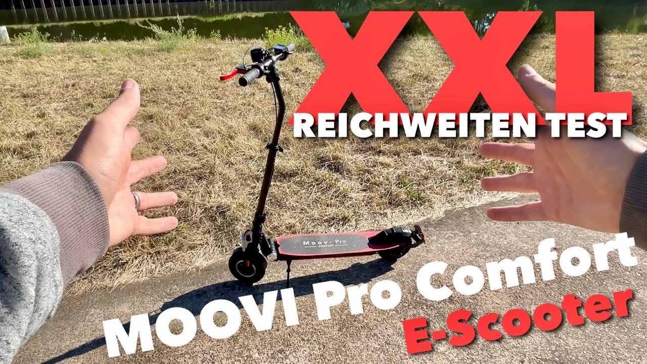 XXL Reichweiten Test Moovi Pro Comfort E-Scooter - Wer seinen Roller liebt der ...das gab's noch nie