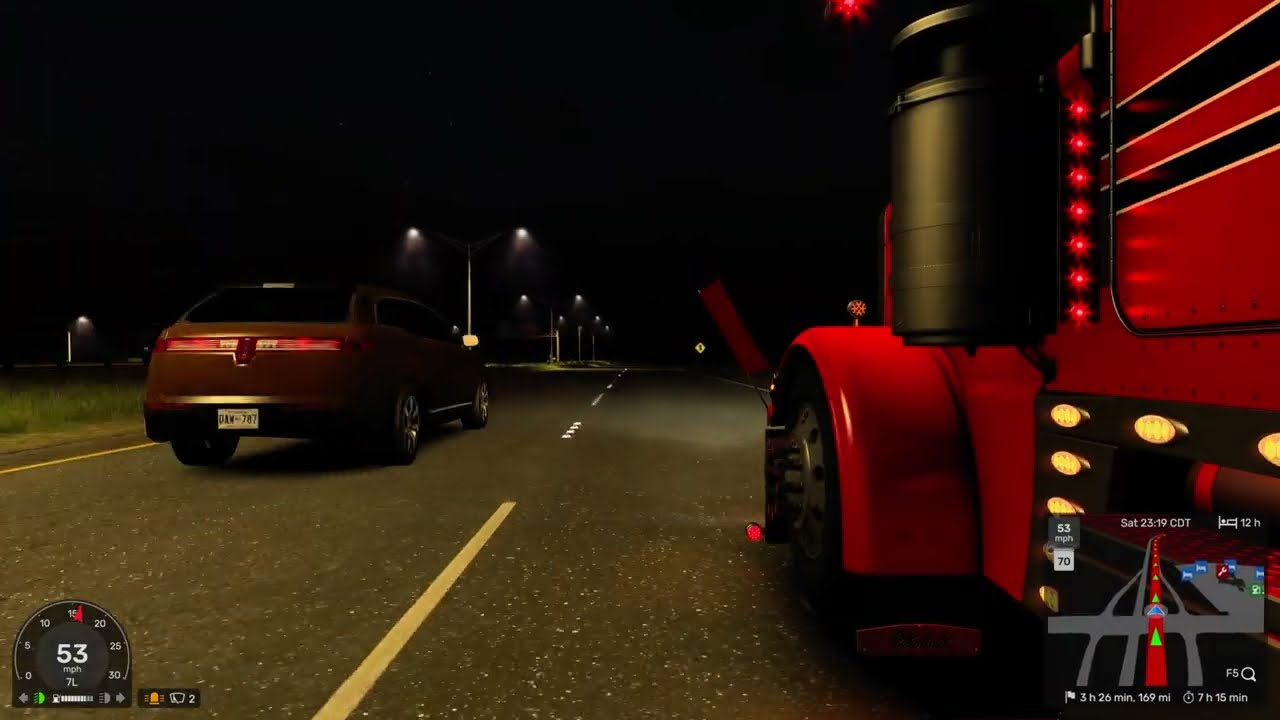 Making the Delivery on Time!!! @pizzstermodding #americantrucksimulator