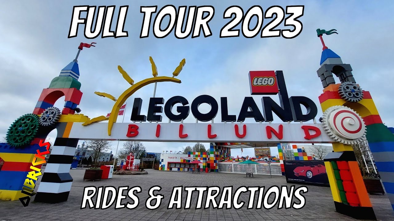 LEGOLAND BILLUND (Denmark) Full Tour 2023 - Rides & Attractions