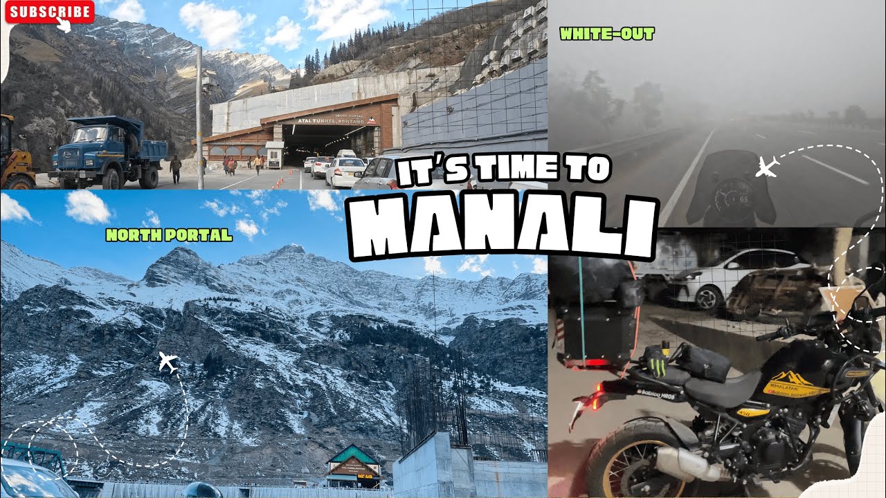 EP.1 (2) DELHI (GURGAON) TO MANALI 🏍️❄️ NON-STOP RIDE 565km FIRST DANGEROUS RIDE OF MY LIFE! 🏍️❄️ 🔥