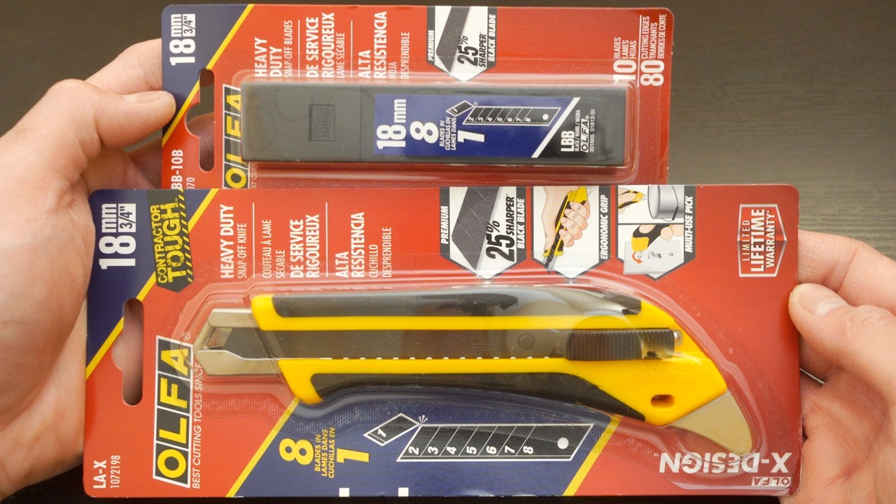 OLFA LA-X ✨ Heavy-Duty 18mm Utility Knife [ASMR Unboxing, Test & Review]