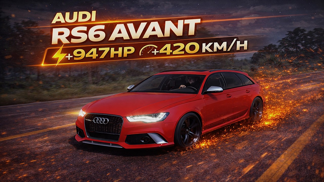 (4K) 947HP Audi RS6 Avant (+420 km/h) - Forza Horizon 5