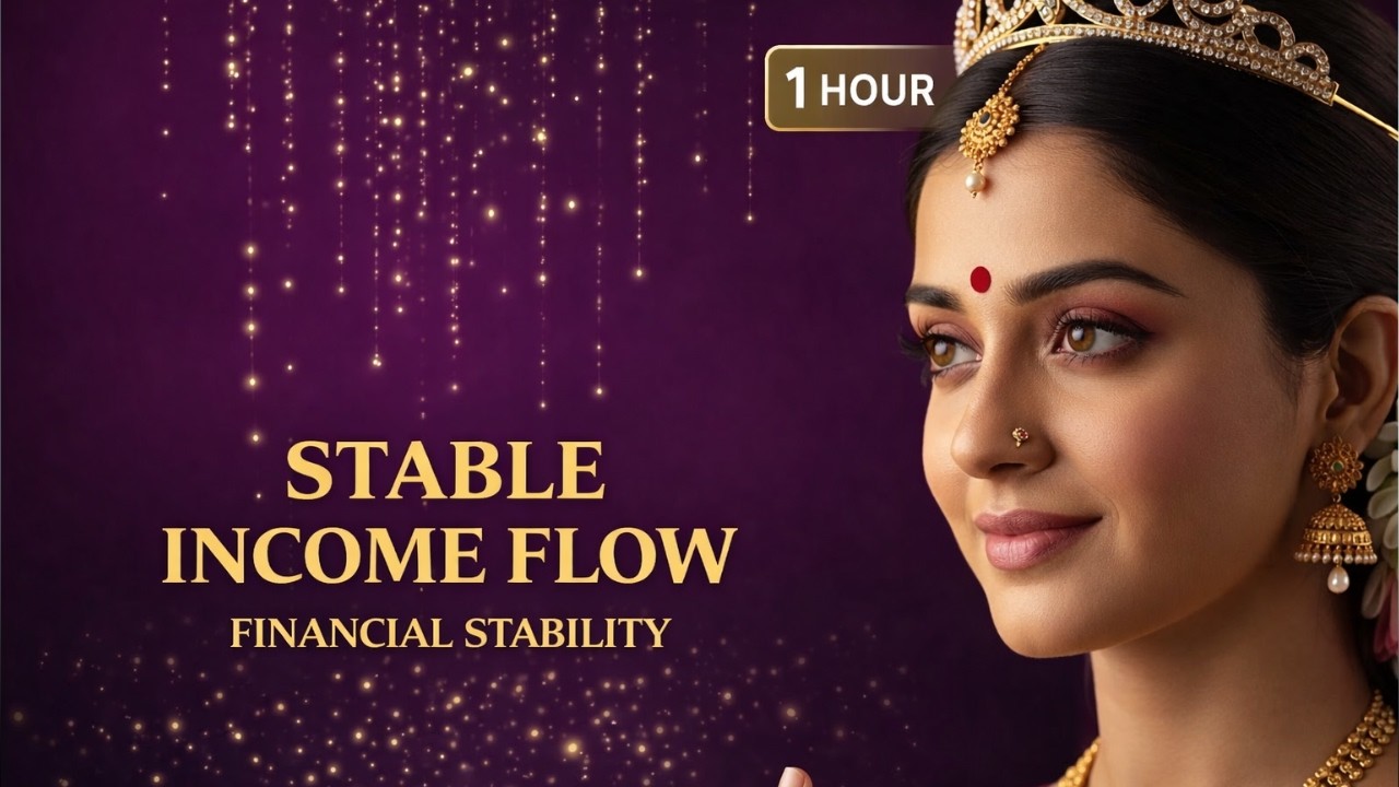 Stable Income Flow Activation | 1 Hour Lakshmi Mantra for Financial Stability